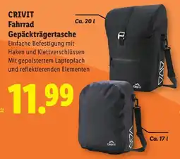 Lidl Crivit Fahrrad Gepäckträgertasche Angebot