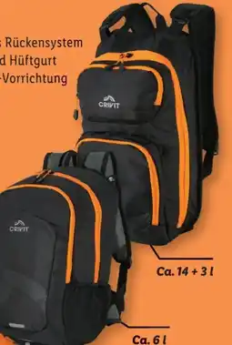 Lidl Crivit Fahrrad-Rucksack Angebot