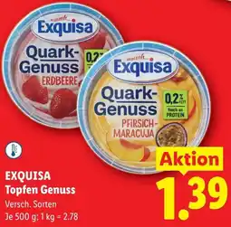 Lidl Exquisa Topfen Genuss Angebot