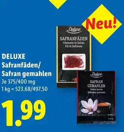 Lidl Deluxe Safranfäden/ Safran gemahlen Angebot