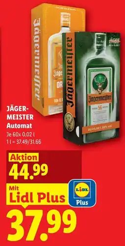 Lidl Jägermeister automat Angebot