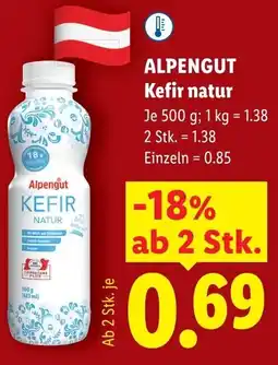 Lidl Alpengut Kefir natur Angebot