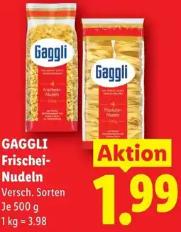 Lidl Gaggli frischeier nudeln Angebot