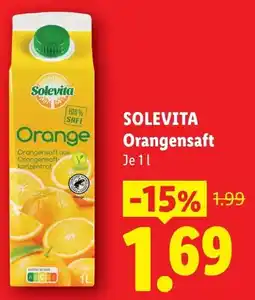 Lidl Solevita orangensaft Angebot