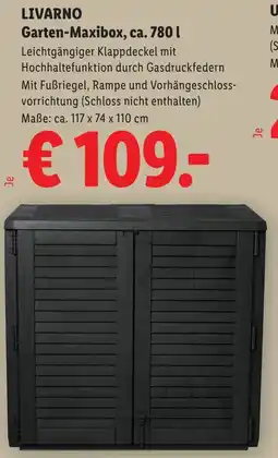 Lidl Livarno garten maxibox Angebot