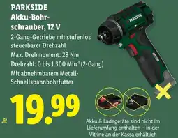Lidl Parkside akku-bohrschrauber Angebot
