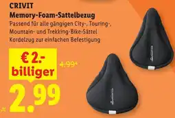 Lidl Crivit memory foam sattelbezug Angebot