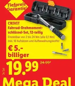 Lidl Crivit fahrrad drehmoment schlüssel set Angebot