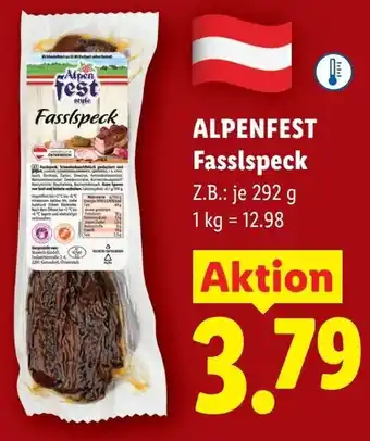 Lidl Alpenfest fasslspeck Angebot