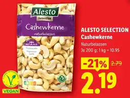 Lidl Alesto selection cashewkerne Angebot