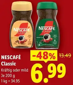Lidl Nescafé classic Angebot