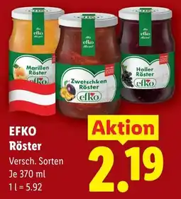 Lidl Efko röster Angebot