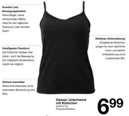 Zeeman Damen Unterhemd mit Körbchen Angebot