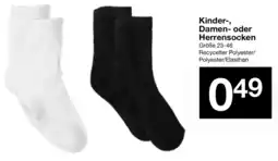 Zeeman Kinder, Damen oder Herrensocken Angebot