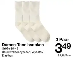 Zeeman Damen Tennissocken Angebot