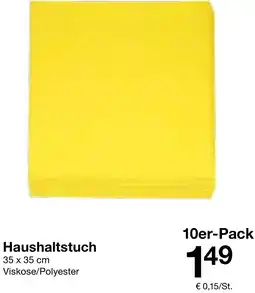 Zeeman Haushaltstuch Angebot