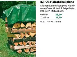 Lagerhaus IMPOS Holzabdeckplane Angebot