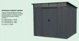 Lagerhaus Gerätehaus Pultdach Lightline Angebot