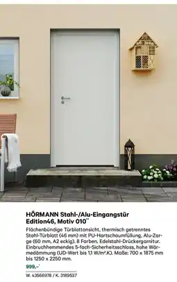 Lagerhaus HÖRMANN Stahl-/Alu-Eingangstür Edition46, Motiv 010" Angebot