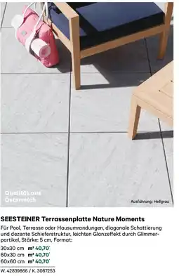 Lagerhaus Seesteiner terrassenplatte nature moments Angebot