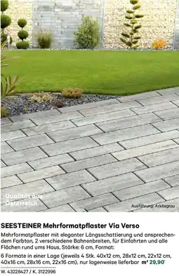 Lagerhaus SEESTEINER Mehrformatpflaster Via Verso Angebot