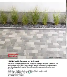 Lagerhaus Leier kombipflasterstein atrium 14 Angebot