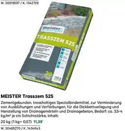 Lagerhaus MEISTER Trasszem 525 Angebot