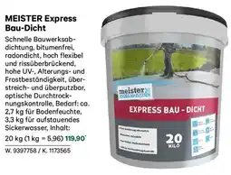 Lagerhaus MEISTER Express Bau-Dicht Angebot