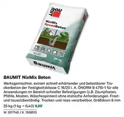 Lagerhaus BAUMIT NixMix Beton Angebot