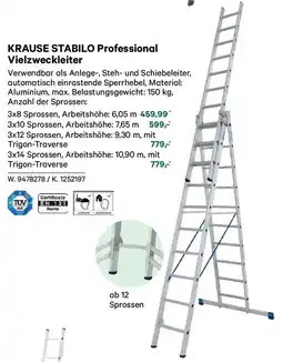 Lagerhaus Krause stabilo professional vielzweckleiter Angebot