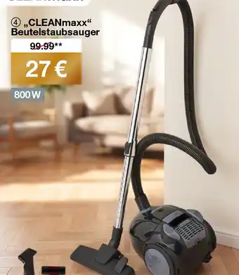 CLEANmaxx Beutelstaubsauger