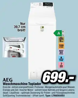 Red Zac AEG Waschmaschine Toplader Angebot