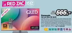Red Zac Panasonic Ultra HD QLED Angebot