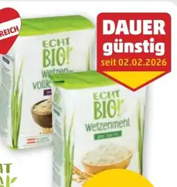 PENNY Echt Bio Weizenmehl Angebot