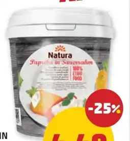 PENNY Natura Paprika in Sauerrahm Angebot