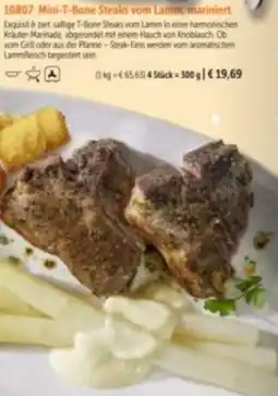 Bofrost Mini-T-Bone Steaks vom Lamm, mariniert Angebot