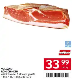 Transgourmet Vulcano rohschinken Angebot