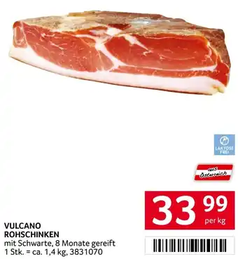 Transgourmet Vulcano rohschinken Angebot