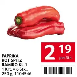 Transgourmet Paprika rot spitz ramiro Angebot