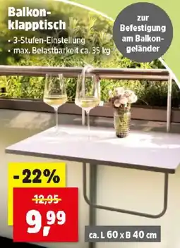 Thomas Philipps Balkon klapptisch Angebot