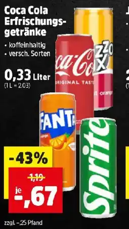 Thomas Philipps Coca Cola Erfrischungs getränke Angebot