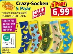 Norma Crazy Socken 5 Paar Angebot