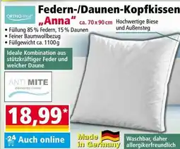 Norma Federn-Daunen Kopfkissen Angebot