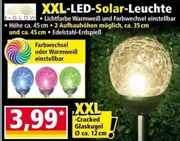 Norma XXL-LED Solar Leuchte Angebot