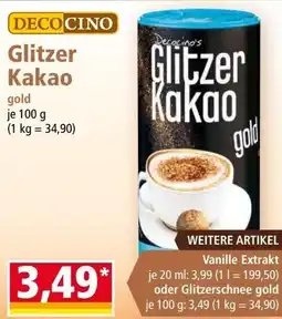 Norma Decocino glitzer kakao Angebot