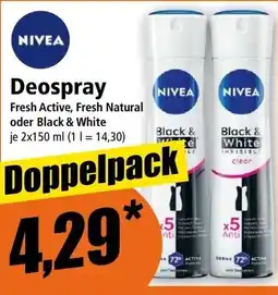 Norma NIVEA Deospray Angebot