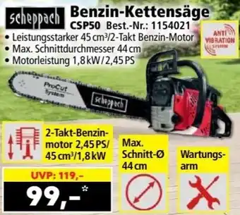 Norma Benzin Kettensäge Angebot