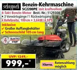 Norma Benzin kehrmaschine sc2200pe Angebot