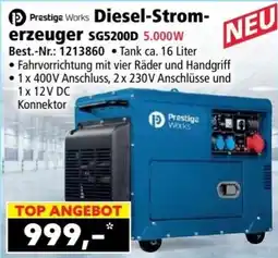 Norma Diesel Stromerzeuger SG5200D Angebot