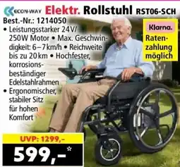 Norma Elektr. Rollstuhl RST06-SCH Angebot